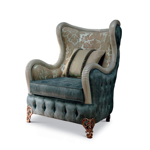 1767/A - Poltrona imbottita bergère