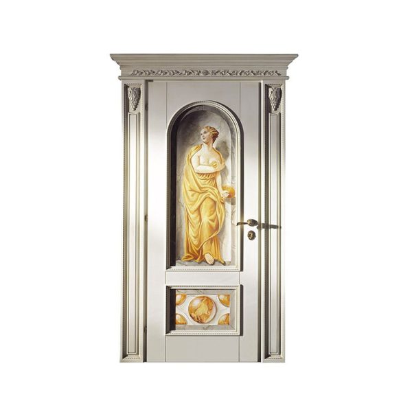 DR205LQ/2D - Porta battente telaio interno due fori affrescati