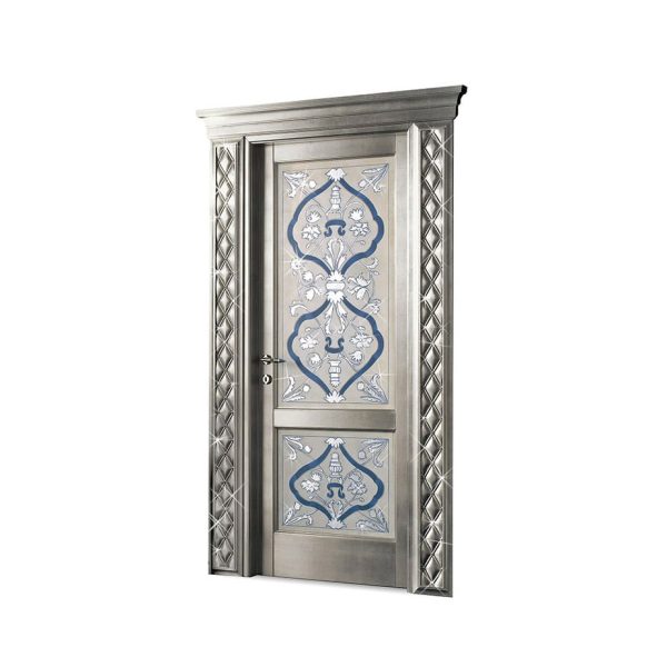 DR300SW/2D - Hinged door internal frame 2 frescoed holes and Swarovski