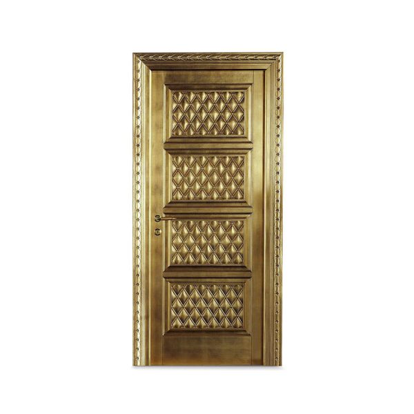 DR302V2/4B - Hinged door with 4-panel internal frame and capitonné panels