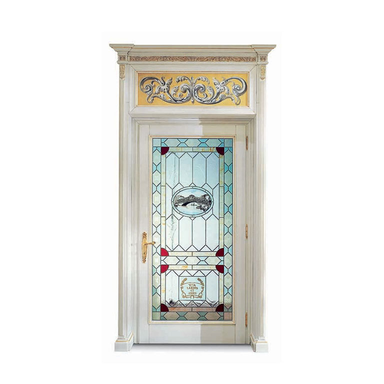DR101/V - Porta battente vetro tiffany