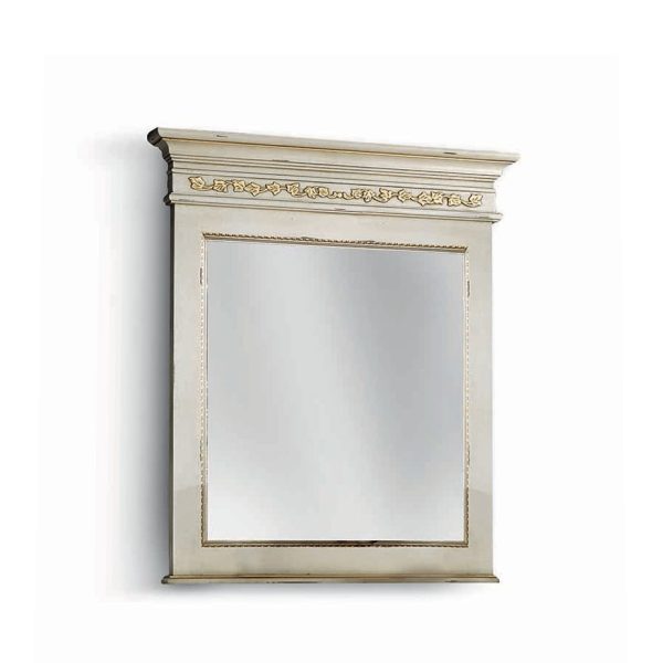 1472LQ - Specchiera rettangolare intagliata