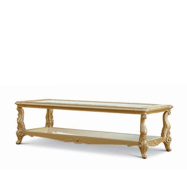 4065G/T - Glass-top coffee table