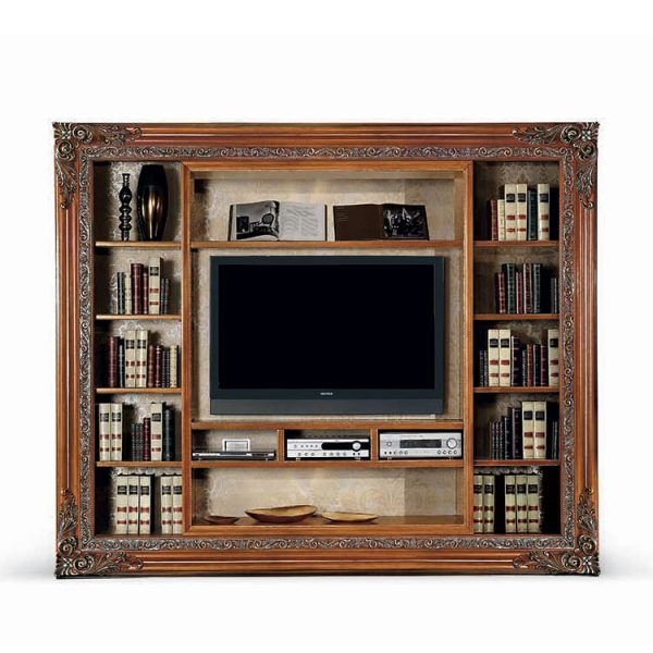 4026B - Bookcase with TV holder