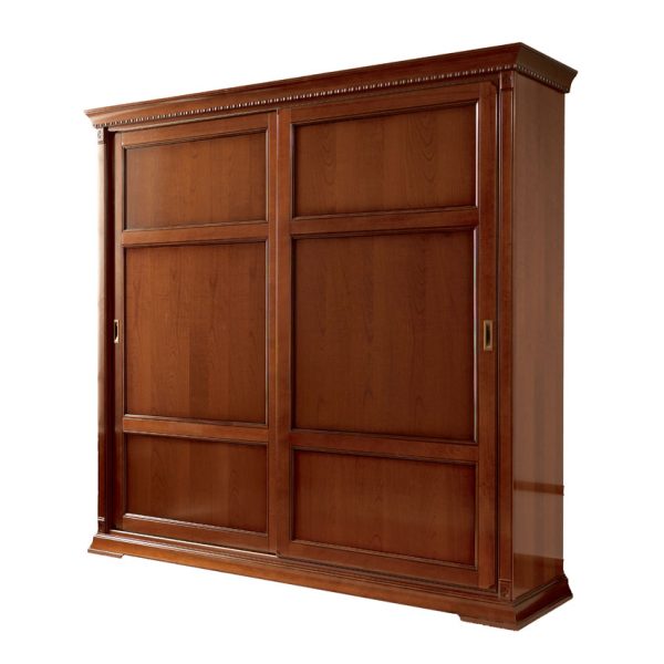 71CI08AR Cherry wood MAXI 2-door sliding wood wardrobe / 71BO08AR White MAXI 2-door sliding wood wardrobe