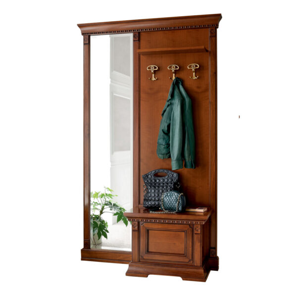 Entratina da 40+60 cm ciliegio / bianco componibile