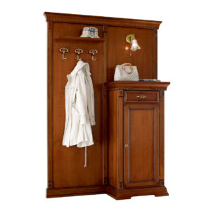 Entratina da 60+60 cm ciliegio / bianco componibile