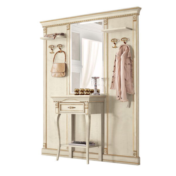 Entratina da 40+60+40 cm ciliegio / bianco componibile