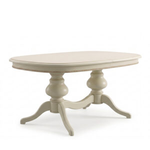 71CI56 Cherry wood 160 cm oval extendable table / 71BO56 White 160 cm oval extendable table